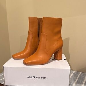 Aldo Women's Tan Heeled Boots